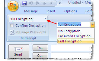 how to send a password protected email in outlook 2010